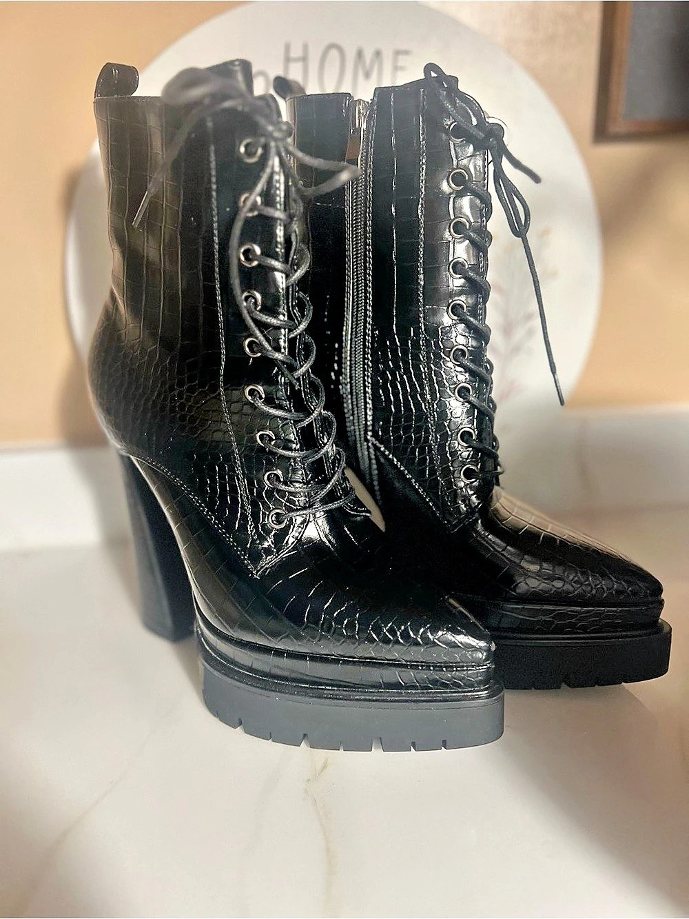 Badass Platform Lace Up Boots